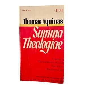 Summa Theologiae Volume 1 The Existence Of God Thomas Aquinas Image Books